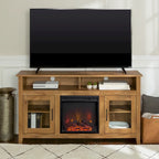 Meuble TV cheminée électrique Highboy 2 portes de 58 pouces
