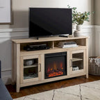 Meuble TV cheminée électrique Highboy 2 portes de 58 pouces