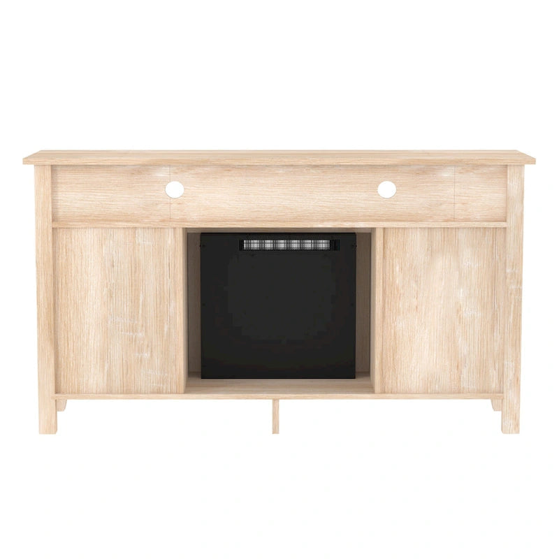 Meuble TV cheminée électrique Highboy 2 portes de 58 pouces