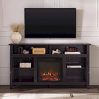 Meuble TV cheminée électrique Highboy 2 portes de 58 pouces
