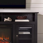 Meuble TV cheminée électrique Highboy 2 portes de 58 pouces