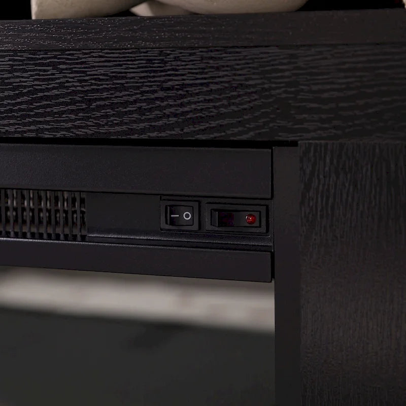 Meuble TV cheminée électrique Highboy 2 portes de 58 pouces