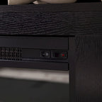 Meuble TV cheminée électrique Highboy 2 portes de 58 pouces