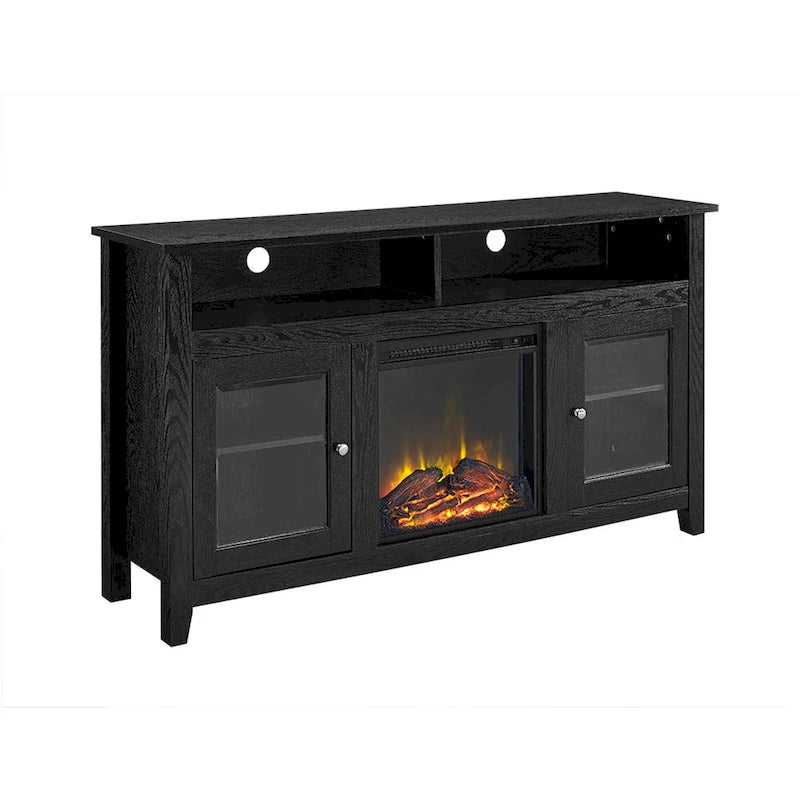 Meuble TV cheminée électrique Highboy 2 portes de 58 pouces
