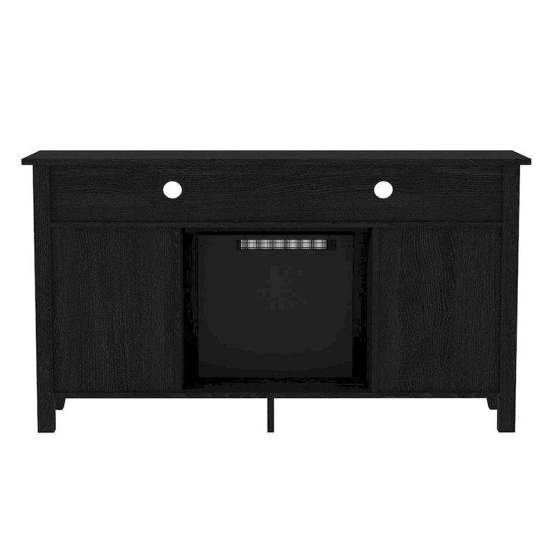 Meuble TV cheminée électrique Highboy 2 portes de 58 pouces