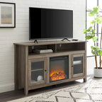 Meuble TV cheminée électrique Highboy 2 portes de 58 pouces