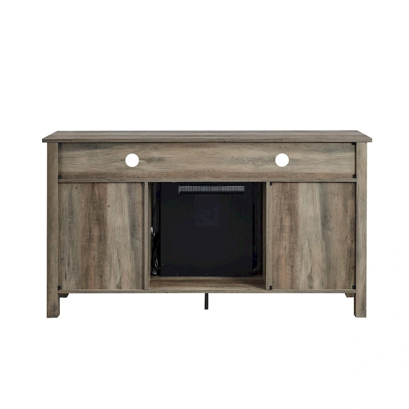 Meuble TV cheminée électrique Highboy 2 portes de 58 pouces