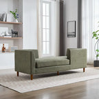 Chaise longue rembourrée double face