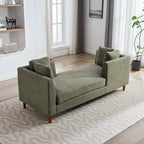 Chaise longue rembourrée double face