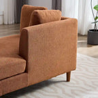 Chaise longue rembourrée double face