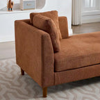 Chaise longue rembourrée double face
