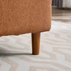 Chaise longue rembourrée double face