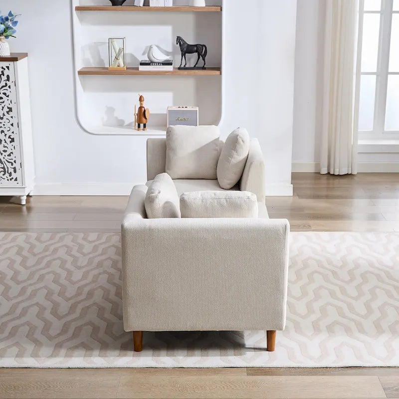 Chaise longue rembourrée double face