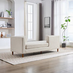 Chaise longue rembourrée double face