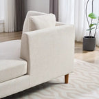 Chaise longue rembourrée double face