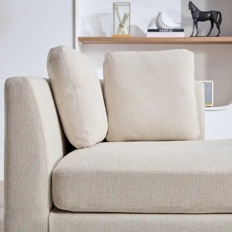 Chaise longue rembourrée double face