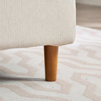 Chaise longue rembourrée double face