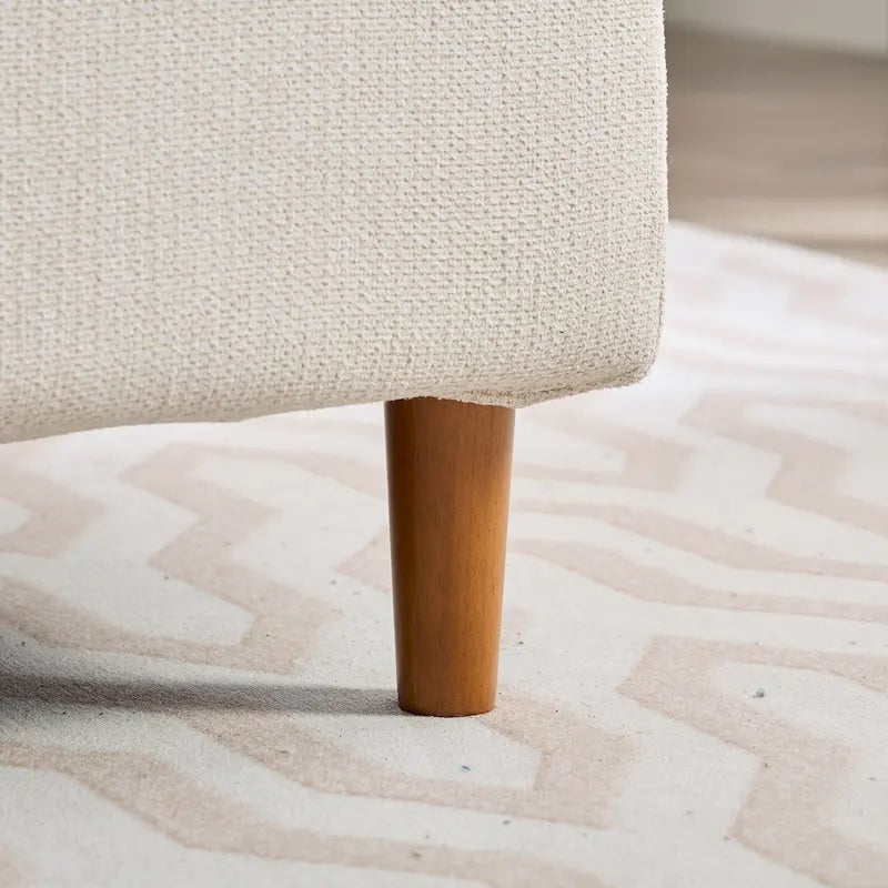 Chaise longue rembourrée double face