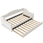 Lit de repos tapissé Twin XL avec éclairage LED et lit gigogne