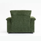 Fauteuil de salon surdimensionné avec ottoman, ports de chargement USB et canapé-lit convertible
