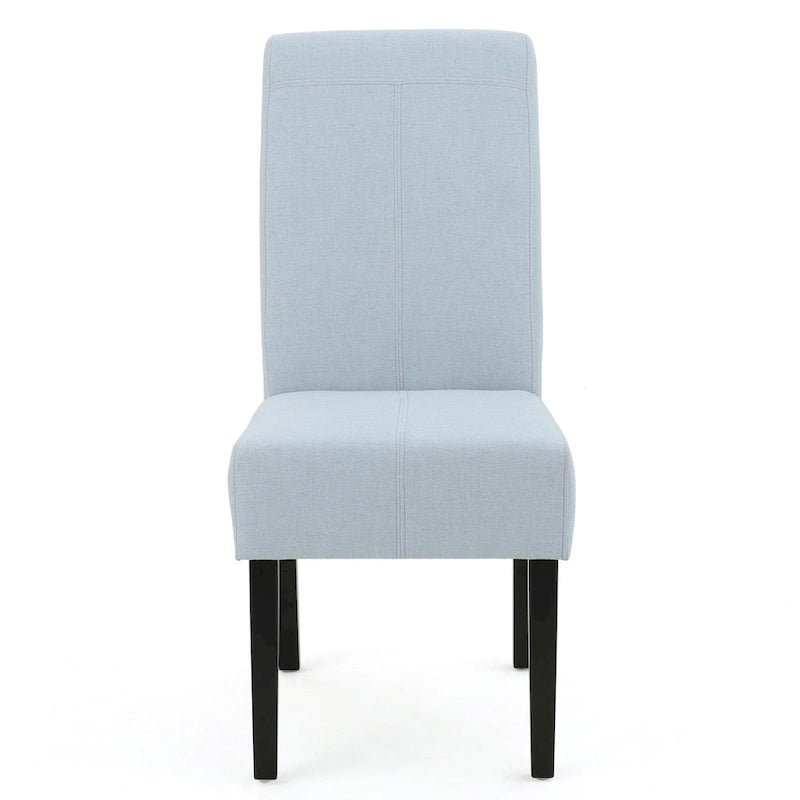 Chaises de salle à manger sans accoudoirs rembourrées, lot de 2