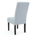 Chaises de salle à manger sans accoudoirs rembourrées, lot de 2