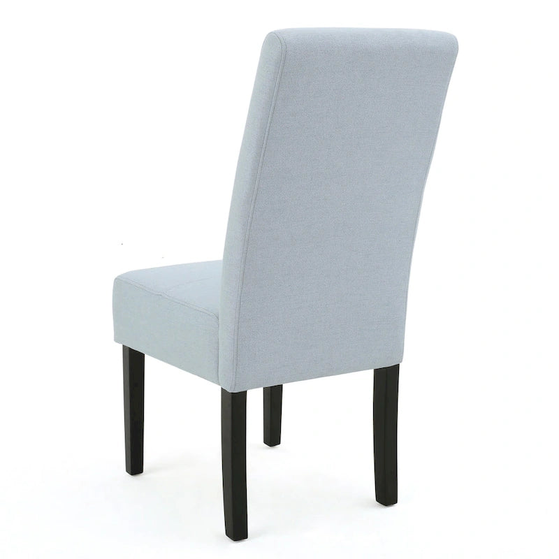 Chaises de salle à manger sans accoudoirs rembourrées, lot de 2