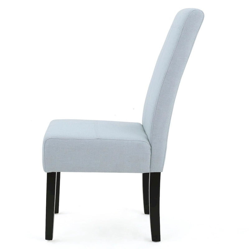 Chaises de salle à manger sans accoudoirs rembourrées, lot de 2