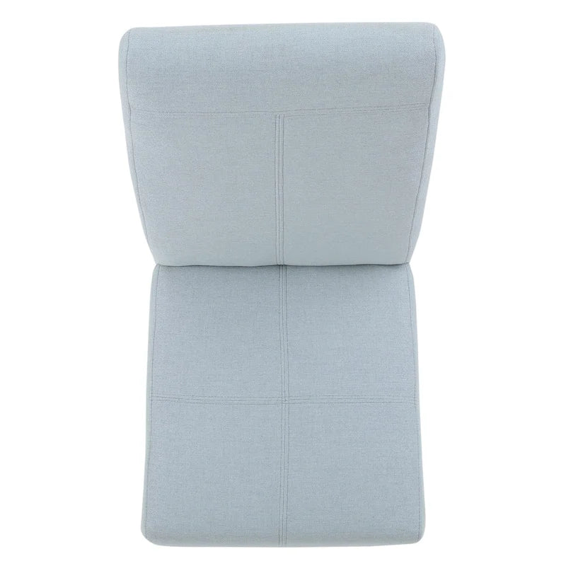 Chaises de salle à manger sans accoudoirs rembourrées, lot de 2