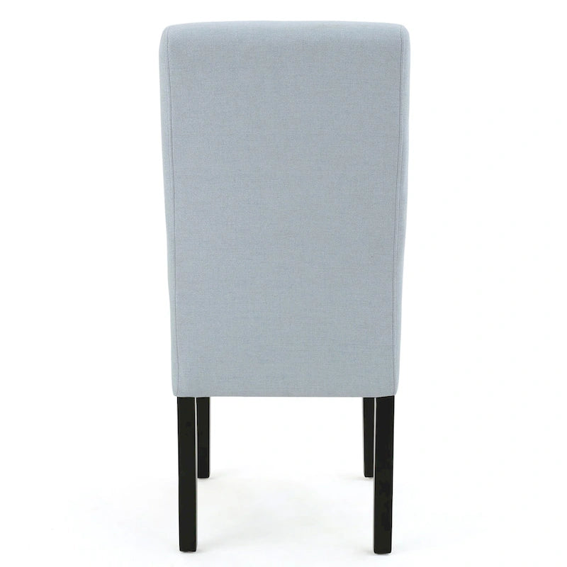 Chaises de salle à manger sans accoudoirs rembourrées, lot de 2