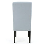 Chaises de salle à manger sans accoudoirs rembourrées, lot de 2