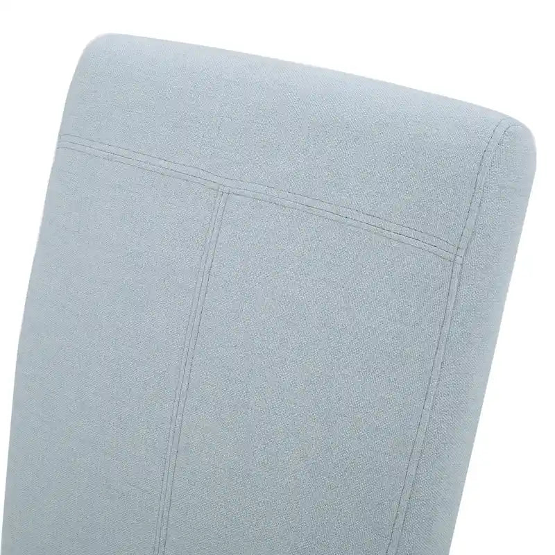 Chaises de salle à manger sans accoudoirs rembourrées, lot de 2
