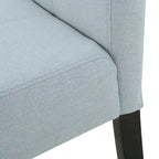 Chaises de salle à manger sans accoudoirs rembourrées, lot de 2