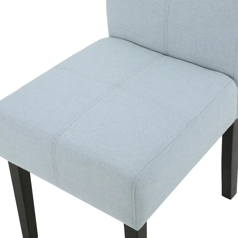 Chaises de salle à manger sans accoudoirs rembourrées, lot de 2
