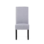 Chaises de salle à manger sans accoudoirs rembourrées, lot de 2