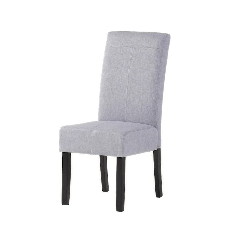 Chaises de salle à manger sans accoudoirs rembourrées, lot de 2