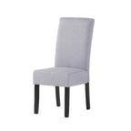 Chaises de salle à manger sans accoudoirs rembourrées, lot de 2