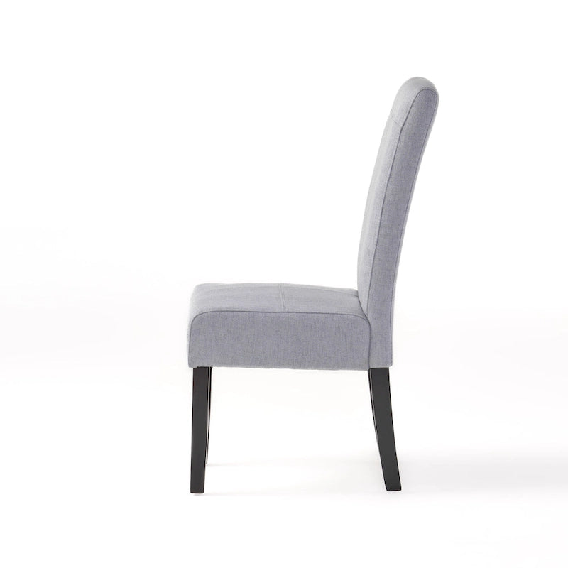 Chaises de salle à manger sans accoudoirs rembourrées, lot de 2