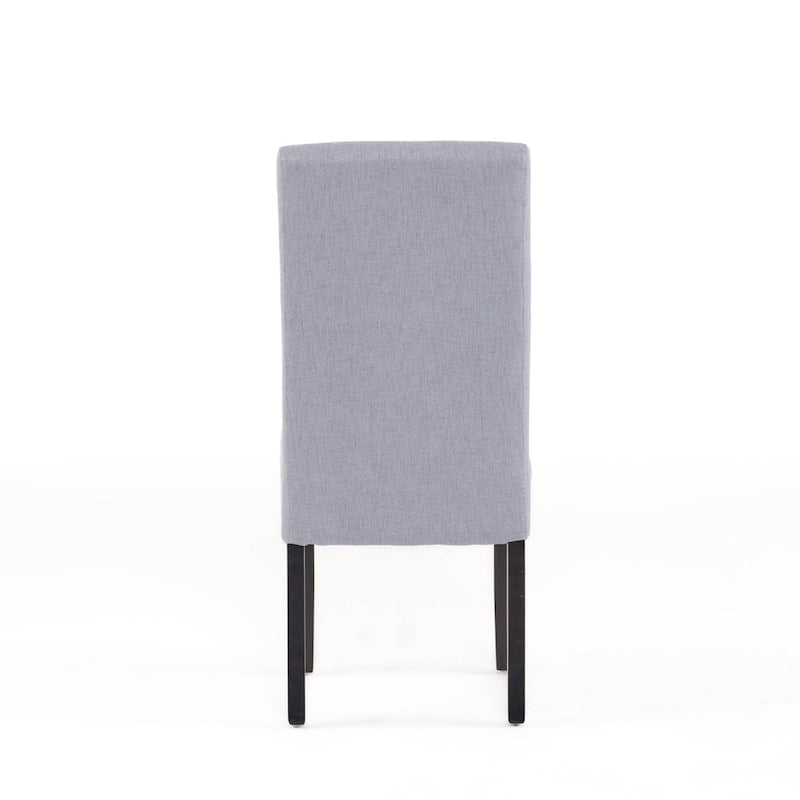 Chaises de salle à manger sans accoudoirs rembourrées, lot de 2
