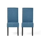 Chaises de salle à manger sans accoudoirs rembourrées, lot de 2