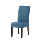 Chaises de salle à manger sans accoudoirs rembourrées, lot de 2