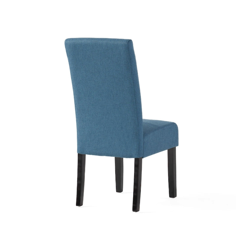 Chaises de salle à manger sans accoudoirs rembourrées, lot de 2