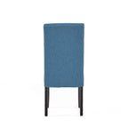 Chaises de salle à manger sans accoudoirs rembourrées, lot de 2