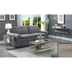 Console ou bureau en verre