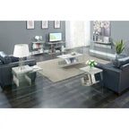 Console ou bureau en verre