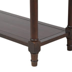 Console avec deux tiroirs et étagère inférieure