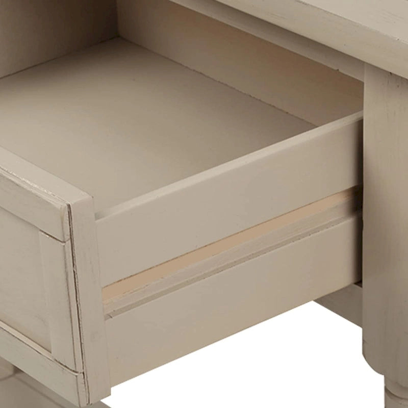 Console avec deux tiroirs et étagère inférieure