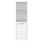 Armoire de garde-manger avec porte simple et quatre étagères