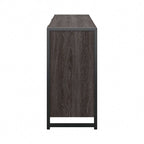 Commode 6 tiroirs avec cadre en métal industriel