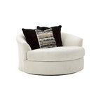 Fauteuil pivotant rond surdimensionné – 58 larg. x 54 prof. x 39 haut.